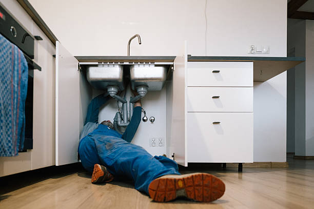 Professional Plumbing technician working in Olympia, WA
